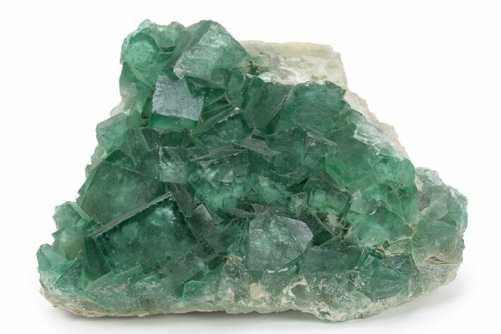 Green, Fluorescent, Cubic Fluorite Crystals - Madagascar #246161